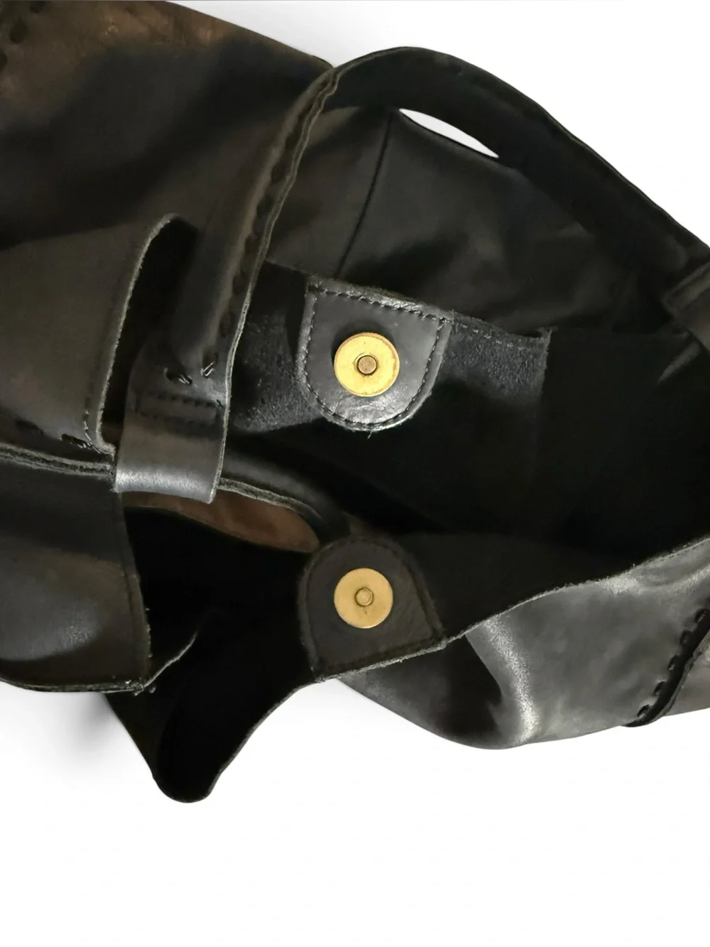 Los Feliz Large Leather Tote by The Sak in Black